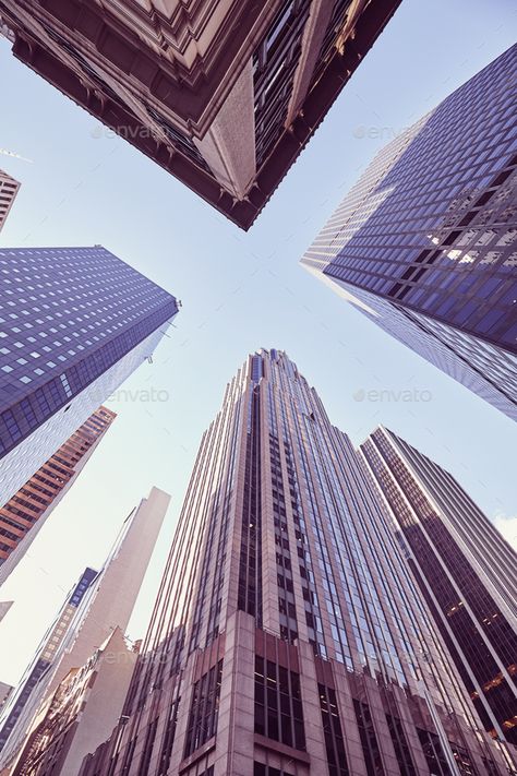 City Looking Up, Looking Up At Skyscrapers, Buildings From Below, Skyscraper Photography, Looking Up At Buildings, Building Collage, City Scape, City Collage, Background Tile