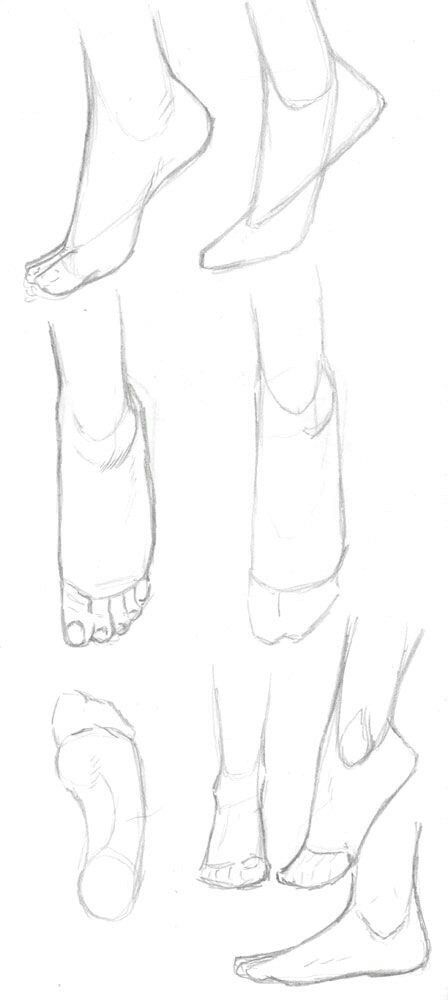 Feet are actually really, really hard for me to draw. Manga Tips, Screen Drawing, Drawing Study, Drawing Manga, Draw Animals, Seni Dan Kraf, Drawing Faces, Sketches Tutorial, Digital Painting Tutorials