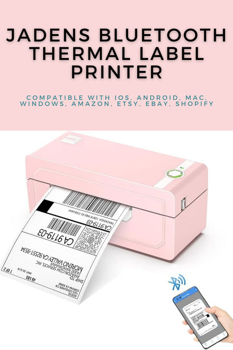 Label Printer For Small Business, Printer For Small Business, Small Business Packages, Business Packages, Print Labels, Shipping Label Printer, Label Printing, Wireless Printer, Thermal Label Printer