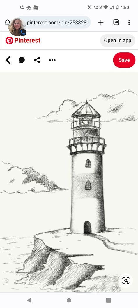 Lighthouse Sketch, Batman Art Drawing, Lighthouse Drawing, Hipster Drawings, Interior Architecture Drawing, Lighthouse Painting, Architecture Sketchbook, Landscape Sketch, House Sketch