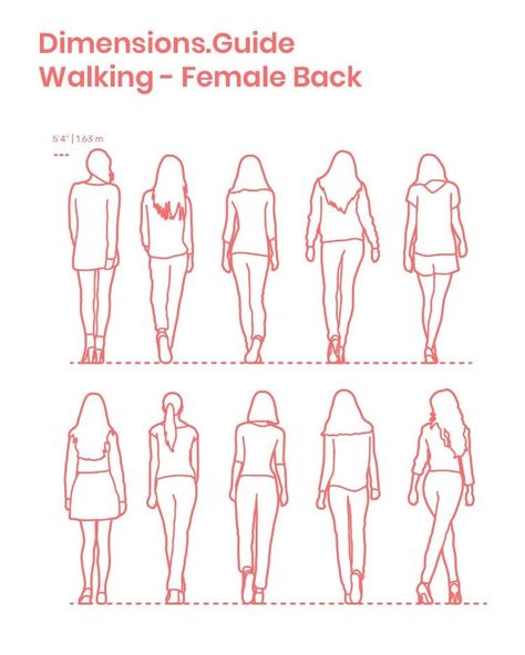 Person Walking From Behind Reference, People Walking Reference Photo, Back Of People Drawings, Drawing The Back Of A Person, How To Draw People Walking, Walking Behind Reference, Two People Walking Drawing, Casual Clothing Styles For Women, Walking From Behind Reference