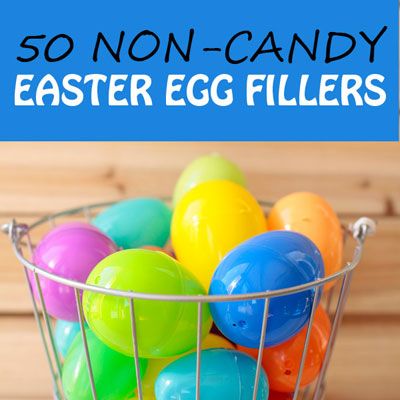 50 NON-CANDY EASTER EGG FILLERS for kids: Easter themed egg fillers, accessories, toys and craft supplies. Perfect for any Easter egg hunt. Simple Easter Baskets, Easter Science, Egg Stuffers, Garden Crafts For Kids, Candy Easter Basket, Egg Fillers, Easter Egg Fillers, Easter Baskets For Toddlers, Easter Preschool