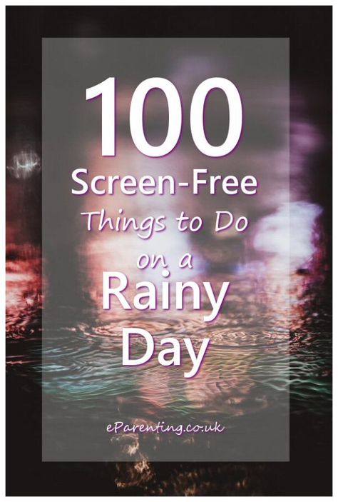 Things To Do Inside, Rainy Day Ideas, Rainy Day Fun, 100 Things To Do, Screen Free Activities, Activities For Adults, Things To Do When Bored, Boredom Busters, Rainy Day Activities