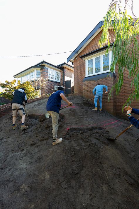 How to create a garden on a slope | Better Homes and Gardens Garden On A Slope, Sloped Front Yard, Steep Gardens, Landscaping A Slope, Bush Garden, Sloped Yard, Australian Native Garden, Hillside Garden, Tiered Garden