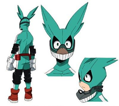 My hero academia deku mask Deku Mask, Deku Cosplay, Kirishima Eijirou, Manga Books, Character Sheet, Hero Academia Characters, Boku No Hero, Character Designs, Izuku Midoriya