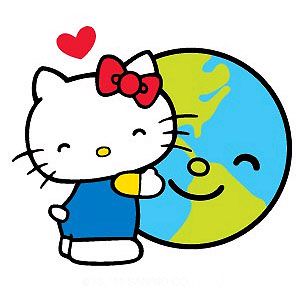 Earth Day Drawing, Hello Kitty Imagenes, Hello Sanrio, Hello Kitty Baby, Charmmy Kitty, Hello Kitty Images, Hello Kitty Aesthetic, Hello Kitty Coloring, Hello Kit