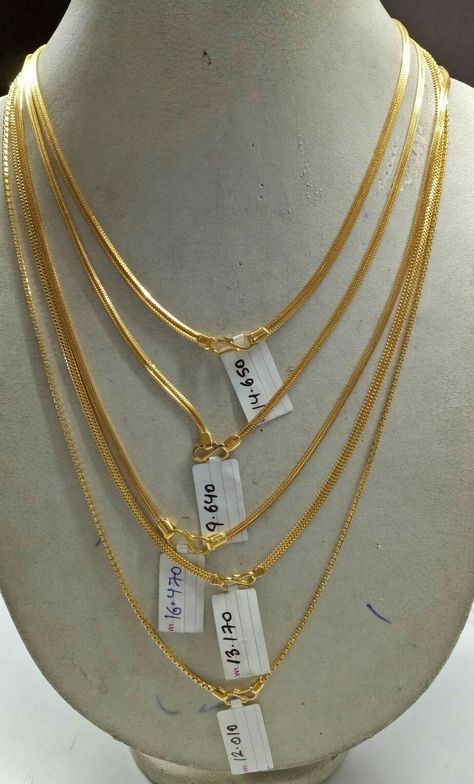 Gold Chains For Men Indian Simple, Gold Chains For Men Indian, Neck Chain For Men, Crochet Cable Knit, Gold Necklace Design, Mens Gold Chain Necklace, Gold Neck Chain, Jewelry Necklace Simple, Real Gold Chains