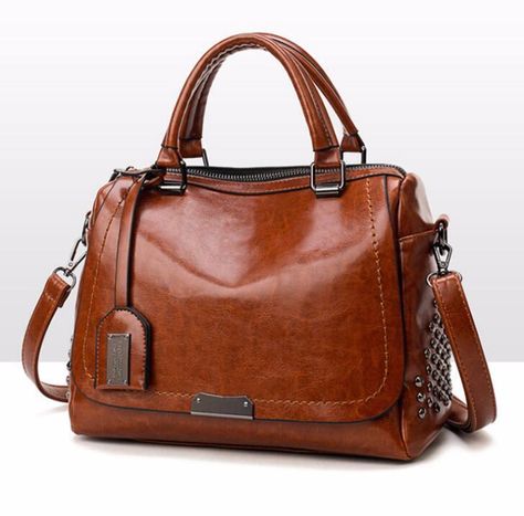 Women leather backpack