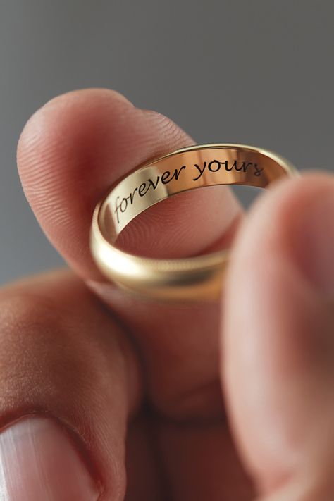 Add custom engravings to your wedding bands with our online Wedding Band Builder! Wedding Rings Engraved Ideas, Wedding Band Engraving Ideas For Him, Wedding Ring Engraving Ideas Words, Engagement Ring Engraving Ideas, Wedding Band Engraving Ideas, Engraved Rings Wedding, Wedding Rings For Men Unique, Wedding Band Engraving Quotes, Wedding Ring Engraving Ideas