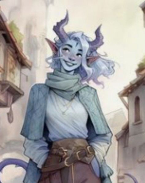 Tiefling Woman, Blue Tiefling, Dungeons And Dragons Characters, Dnd Art, D&d Dungeons And Dragons, Dungeons And Dragons Homebrew, Illustration Character Design, Character Creation, Dnd Characters