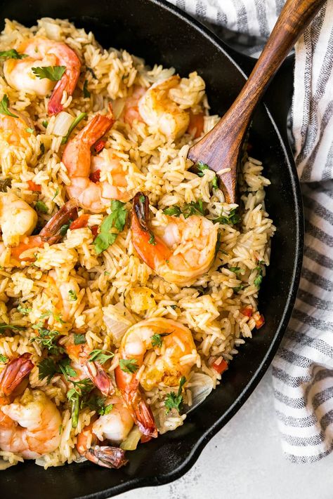 Flavorful Shrimp, Vegan Paleo Recipes, Shrimp And Rice, Lunch Appetizers, Skinny Taste Recipes, Dinner Appetizers, Costa Rican, Appetizer Salads, Lamb Recipes