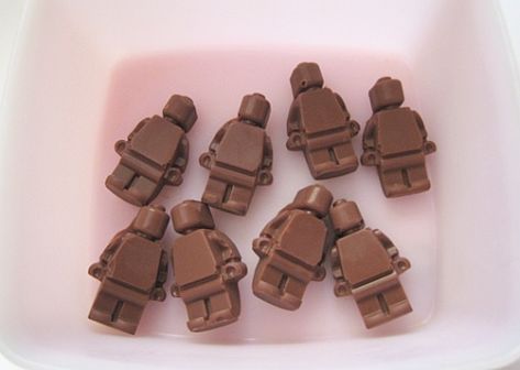 Lego Chocolate, Lego Molds, Chocolate Lego, Lego Website, Lego Men, Lego Food, Peanut Butter Dip, Birthday 5, Chocolate Men