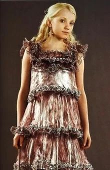 Luna Yule Ball, Luna Lovegood Yule Ball Dress, Luna Lovegood Yule Ball, Luna Lovegood Dress, Luna Lovegood Art, Luna Lovegood Harry Potter, Luna Lovegood Costume, Pandora Lovegood, Hogwarts Quidditch