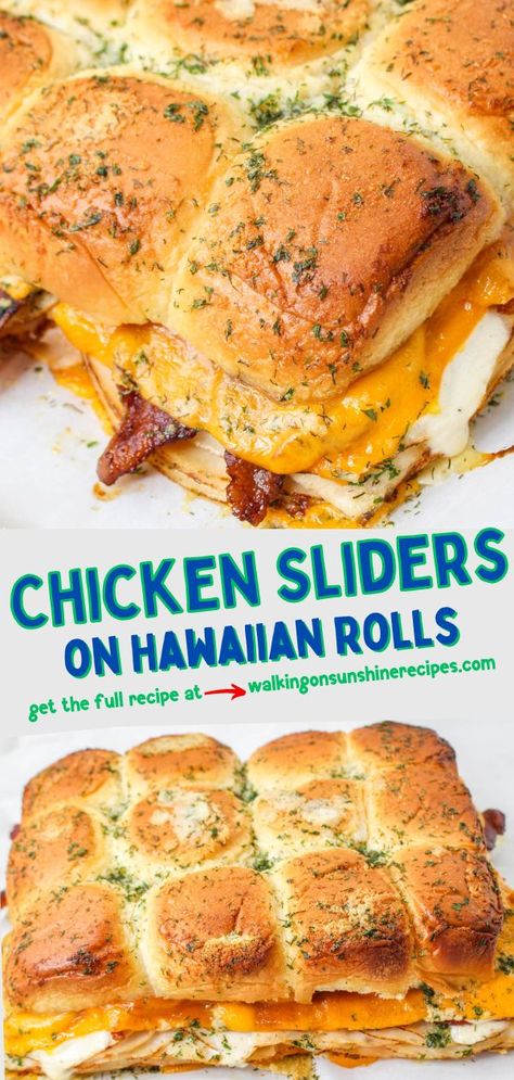 Sliced Chicken Lunch Meat Recipes, Chicken Cheese Sliders Hawaiian Rolls, Deli Chicken Sliders Recipes, Make Ahead Sliders Hawaiian Rolls, Chicken Lunch Meat Sliders, Chicken Bacon Ranch Hawaiian Rolls, Hot Slider Sandwiches Hawaiian Rolls, Chicken Patty Sliders, Deli Meat Dinner Ideas