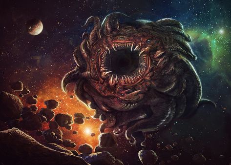 Lovecraft Monsters, Lovecraft Art, Yog Sothoth, Mountains Of Madness, Lovecraft Cthulhu, Lovecraftian Horror, Hp Lovecraft, Eldritch Horror, Cthulhu Mythos