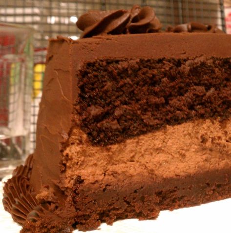 Chocolate Stampede Cake – KitchEnchanted Chocolate Stampede Longhorn Recipe, Chocolate Party Cake, Cake Brownie, Double Chocolate Cake, Chocolate Ganache Frosting, Dark Chocolate Brownies, Cake Writing, Unsweetened Chocolate, Baking Sweets