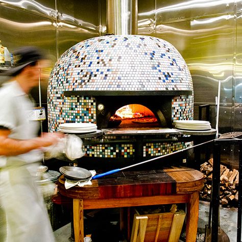 America’s Coolest Pizza Ovens on Food & Wine  AT san fran, chicago, philly, new york city, conneticut, seattle Cool Pizza, Pizzeria Design, Four A Pizza, Wood Burning Oven, Wood Oven, White Pizza, Outdoor Oven, Outdoor Pizza Oven, Wood Fired Pizza Oven