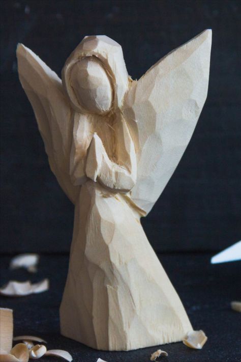 Have you ever tried carving wooden angels? Do you want to know how easy it is to create an angel figurine for someone you love? Follow our YouTube channel, watch our woodcarving Angel tutorial, get inspired, and improve your wood carving skills with BeaverCraft 💖 Easy Wood Carving Ideas, Easy Wood Carving, Wood Carving Ideas, Angel Tutorial, Wooden Angels, Carving Tutorial, Chainsaw Wood Carving, Wood Carving Faces, Santa Carving