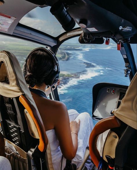 Pilots, Helicopter, A Woman, Water