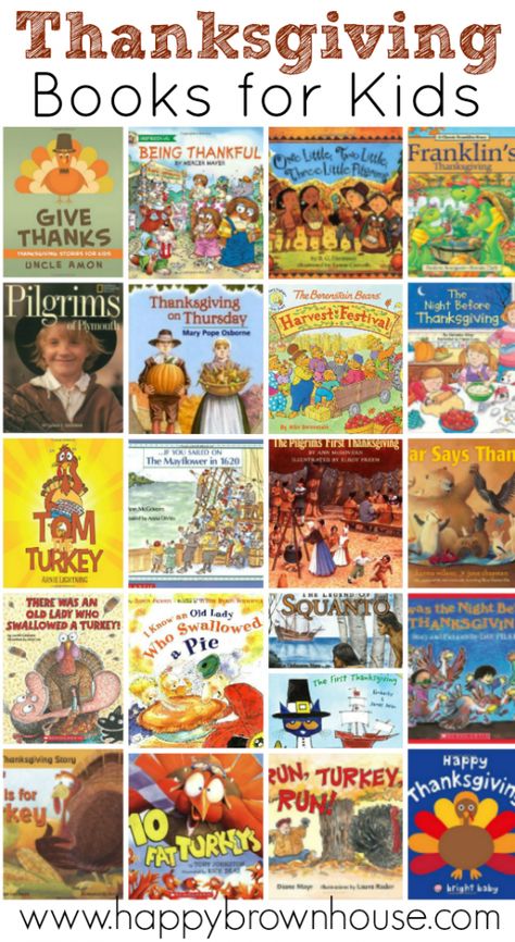 Thanksgiving Books For Kids, Thanksgiving Picture Books, Thanksgiving Books, Thanksgiving Preschool, Brown House, Fallen Book, Thanksgiving Theme, Thanksgiving Kids, Preschool Books