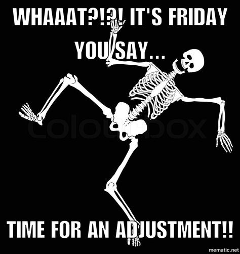 #chiropractic #Chiropractic Friday Friday Chiropractic, Chiropractor Humor, Chiropractic Humor, Chiropractic Benefits, Chiropractic Quotes, Chiropractic Marketing, Facebook Ideas, Chiropractic Therapy, Family Chiropractic