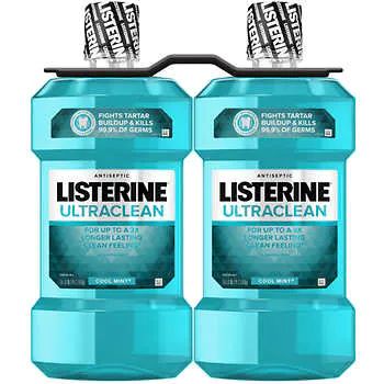 Oral Care  | Costco Listerine Cool Mint, Antiseptic Mouthwash, Mouth Rinse, American Dental Association, How To Prevent Cavities, Dental Hygiene, Mouthwash, Teeth Cleaning, Oral Care