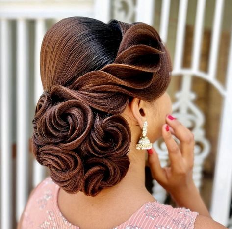 Competition Updos, Russian Hairstyles, Reception Hairstyle, Hair Competition, Reception Hairstyles, Long Hair Designs, Brides Made, Russian Hair, Competition Hair