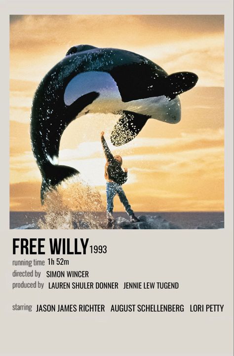 minimal polaroid movie poster for free willy Free Willy Tattoo, February Prompts, Orca Poster, Free Willy Movie, Kane Wwe, Polaroid Movie Poster, Summer Movies, Free Willy, Film Posters Art