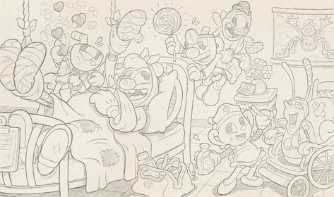 Rubber Hose Style Art, Rubber Hose Style, Studio Mdhr, Princess Toadstool, Rubber Hose, Storyboard Artist, Title Card, Comic Panels, Character Design Male