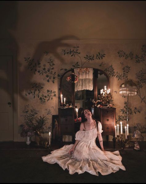 Anna Marie Tendler, Christine Mcconnell, Anna Marie, Victorian Lampshades, Maximalist Design, Lost Images, Dark Cottagecore, Door Open, Southern Gothic