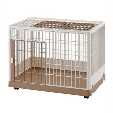 Richell Pet Training Kennel ** Wow! I love this. Check it out now! (This is an amazon affiliate link. I may earn commission from it) Dog Kennels Indoor, Easy Pets, Large Dog Crate, Dog Kennels, Dog Potty Training, Dog Cage, Pet Kennels, Indoor Pets, Top Base