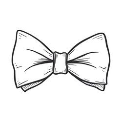 Bowtie Drawing, Bow Tie Drawing, Bow Tie Tattoo, Tie Drawing, Bow Drawing, Tuxedo Bow Tie, Cartoon Sketch, Bow Vector, Simple Drawings