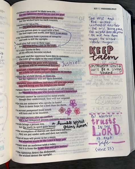 Proverbs 29 Bible study: The wise and the fool contradict each other - the wise brings peace the fool has no peace - the wise turn from anger the fools create anger v25 whoever trusts the Lord is kept safe An untaught child will live in shame. #proverbs #biblejournaling #christianinfluencer #creative Proverbs Bible Study, Proverbs 10 Bible Journaling, Proverbs 5 Bible Journaling, Proverbs 31 Journaling, Wise Proverbs, Proverbs 26, Proverbs 3:5-6 Bible Journaling, Proverbs 9, Proverbs 29