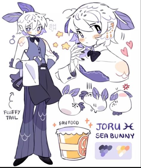 Anime Fashion Aesthetic, Bunny Oc, Characters Inspiration Drawing, Anime Fashion, Gray Man, Illustration Food, Arte Sketchbook, Creature Concept Art, Cute Art Styles