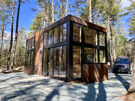 Prefab Homes Canada, The Outlaws, Glass Cabin, Cottage Plans, Modern Prefab Homes, Prefab Cabins, Cabin Tent, Nova Scotia Canada, Bunk House