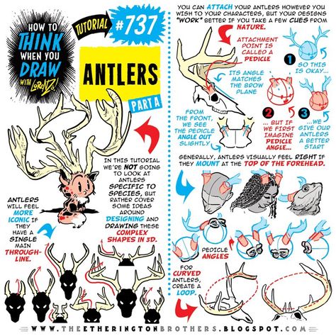 Deer Antlers Drawing, Antlers Drawing, Speed Draw, Brothers Art, Sketching Tips, Comic Tutorial, How To Think, Art Advice, Creative Drawing Prompts