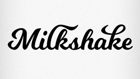 Updated! The web's awash with free cursive fonts, so we've rounded up the best in one handy guide. Milkshake Branding, Milkshake Font, Best Free Script Fonts, Free Cursive Fonts, Typographie Logo, Sign Fonts, Free Calligraphy Fonts, Trendy Fonts, Popular Fonts