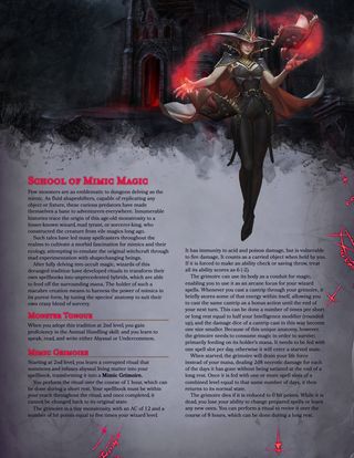 Dnd Mimic Homebrew, Dnd 5e Homebrew Subclasses Wizard, Wizard Subclass 5e, Unearthed Arcana, Wizard Dnd, Dnd Subclasses, Homebrew Classes, Dnd Wizard, Dnd Stats