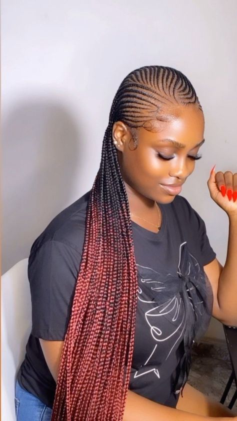 Ladies Braids Hairstyles Black, All Back Styles Braids, Braided All Back Hairstyles, All Back Weaving With Natural Hair, All Back Braid Styles, Weaving Hairstyles For Natural Hair, Braided Cornrow Hairstyles Natural Hair, Cornrow Braids Ideas, All Back Hairstyle Natural Hair