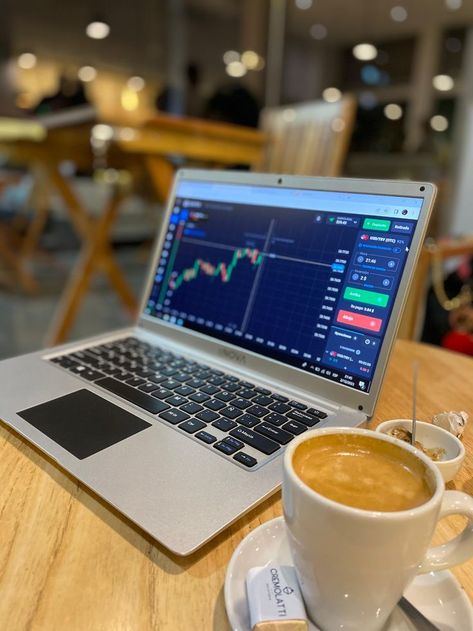 Day Trader Aesthetic, Trading Aesthetic, Female Trader, Day Trade, Manifesting Vision Board, Video Content Marketing, Forex Trading Training, Crypto Money, Coffee Business