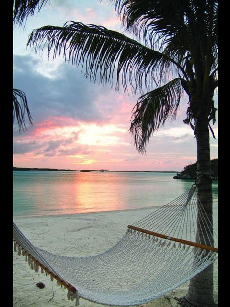 Bahamas hammock on a tropical island beach Photo Shop, I Love The Beach, Private Island, Summer Bucket Lists, Pretty Places, Seychelles, Vacation Spots, Sicily, Dream Vacations