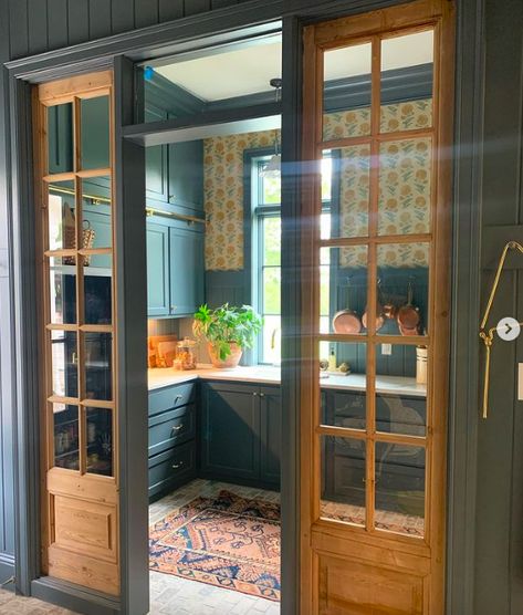 12x12 Dining Room, Stephanie Benedetto, Kitchen Door Ideas, Kitchen Pantry Doors, Pantry Doors, Butlers Pantry, Dream Kitchens Design, Furniture Small Spaces, Kitchen Door