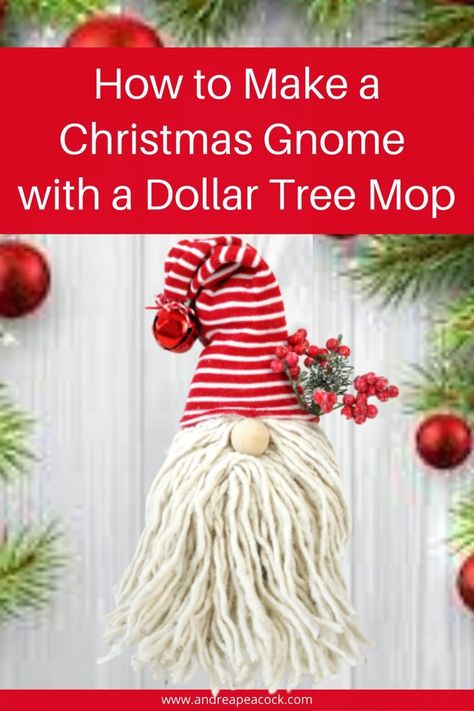 Tree Decorations Diy, Christmas Knomes, Dollar Store Christmas Crafts, Christmas Cracker, Christmas Tree Decorations Diy, Dollar Tree Christmas, Dollar Tree Diy Crafts, Diy Gnomes, Gnomes Crafts