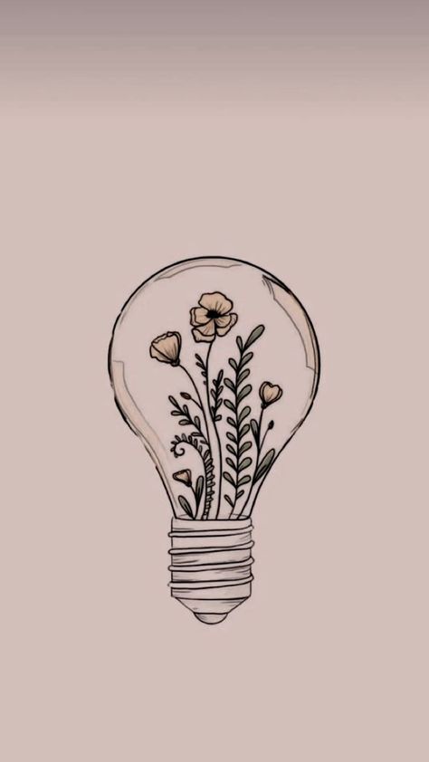 Pink Light bulb Lightbulb Icon, Watercolor Wallpaper Iphone, Watercolor Wallpaper, Aesthetic Wallpaper, Wallpaper Iphone, Iphone, Nature