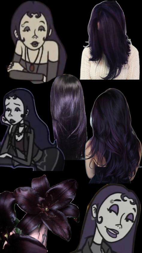 Dark purple hair inspo (serena my queen) Dark Blue Purple Hair, Dark Purple Hair Dye, Purple Hair Streaks, Blue Purple Hair, Purple Streaks, Dark Purple Hair, Dyed Hair Purple, Dark Blue Purple, Hair Color Streaks