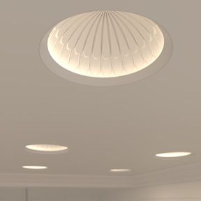 Ceiling Domes, Cornice Design, Element Lighting, Ceiling Plan, Pop False Ceiling Design, Dome Ceiling, Classic House Design, Round Ceiling, Recessed Downlights