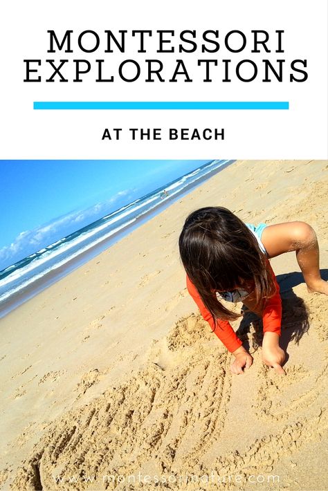 Montessori Inspired Explorations At The Beach | Montessori Nature Nature Printables, Nature Materials, Montessori At Home, Free Educational Printables, Toddler Curriculum, Montessori Lessons, Toddler Homeschool, Montessori Ideas, Montessori Education