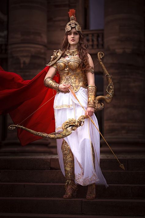 Artemis Cosplay, Athena Goddess, Character Sketches, Cosplay Characters, Greek Goddess, Cute Fits, Female Art, Victorian Dress, Halloween Costumes