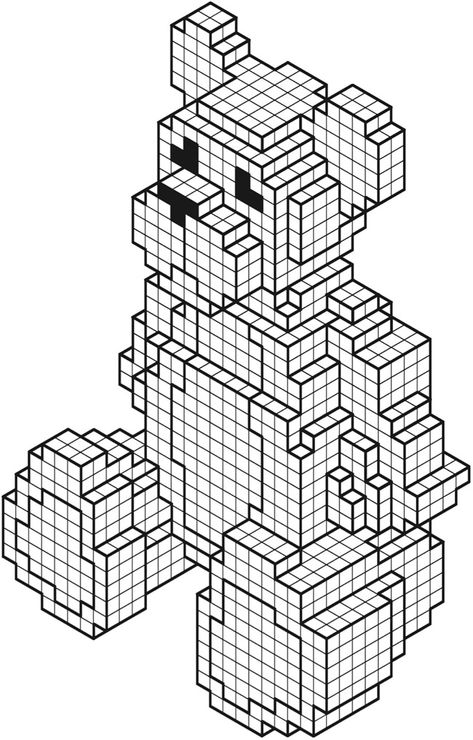 minecraft style pixel coloring Pixel Coloring Pages, Pixel Art Coloring, Summer Coloring Sheets, Coloring Games, Pixel Color, Dover Publications, Minecraft Crafts, Pixel Art Pattern, Minecraft Creations