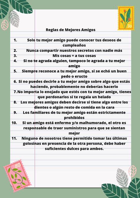 Reglas Kissing Booth Rules Of Friendship List, Friendship Rules, Cursive Practice, Kissing Booth, Bullet Journal School, Best Friends, Kiss, Romance, Funny